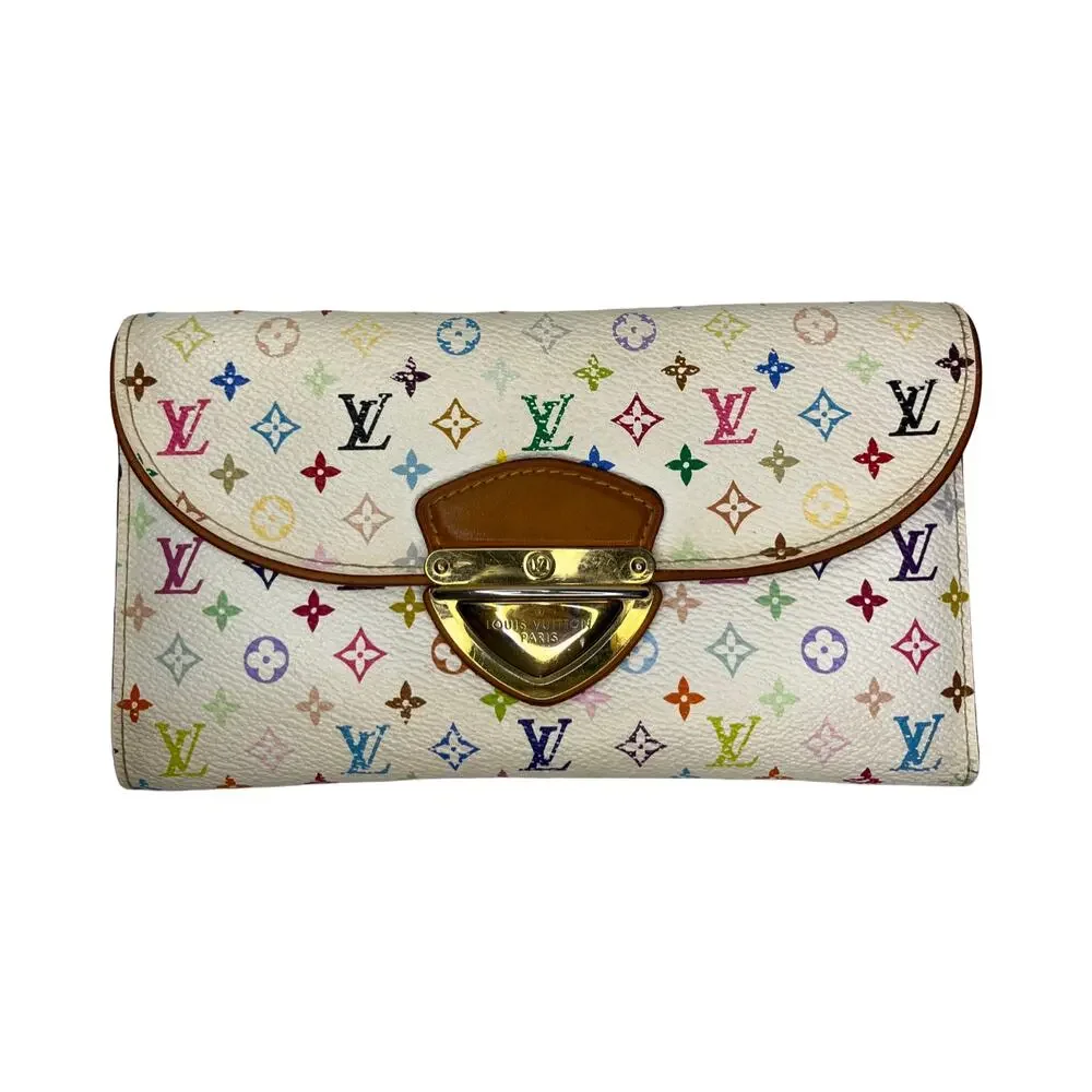 Louis Vuitton Murakami Multicolore Porte Tresor Wallet White M92659 Y2K